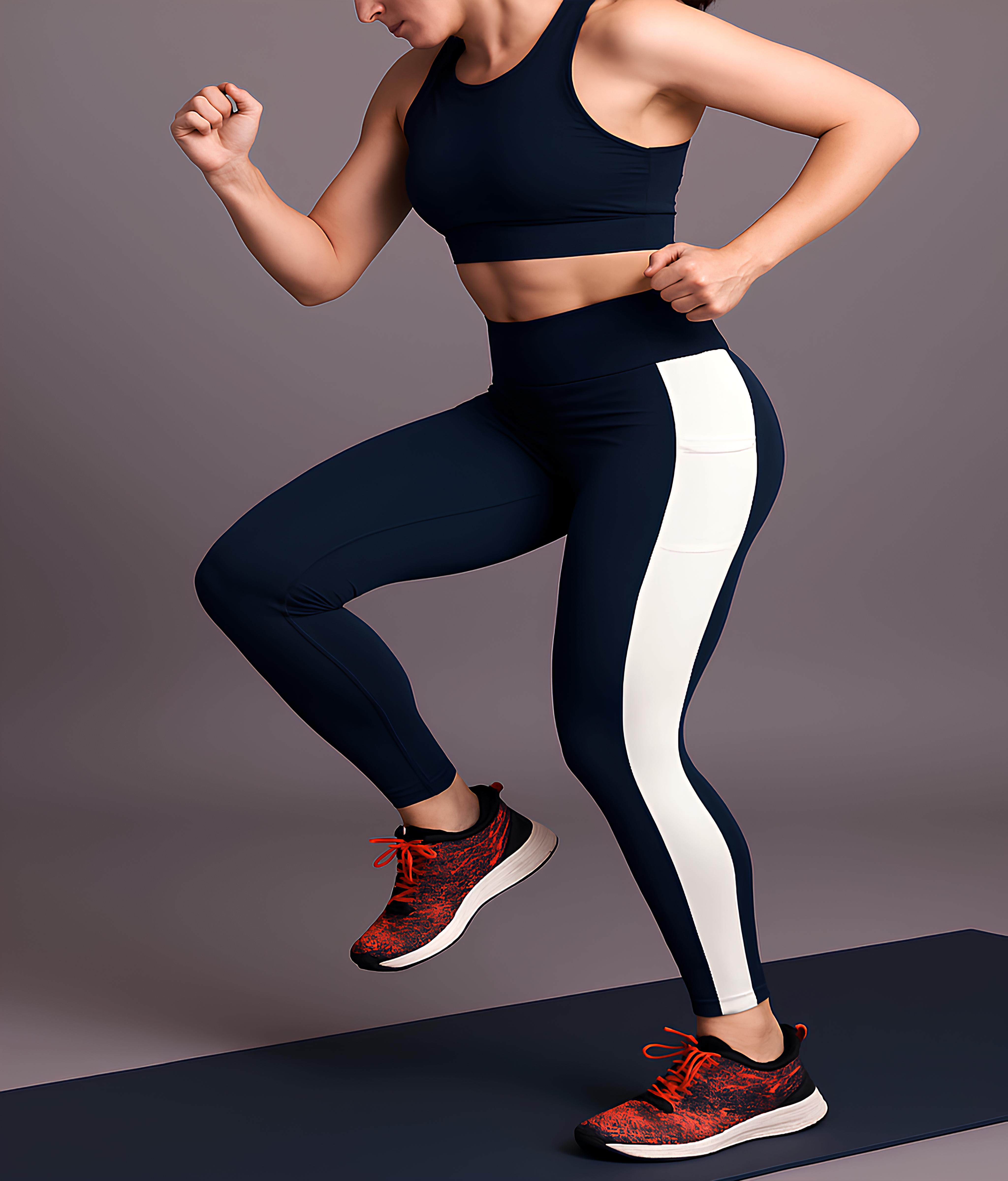 WUGO:: High-Performance Gym Leggings for Women | Stretchable Yoga Pants | Premium Comfortable Sportswear for Girls | Perfect for Cardio, Gym & Yoga Activities